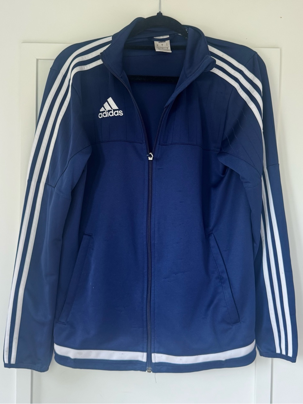 Adidas Royal Blue Zip Up Track Jacket